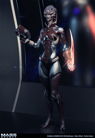 Illustration for article titled The (Fake) Mass Effect Characters Of The Future Are An Amazing Sight